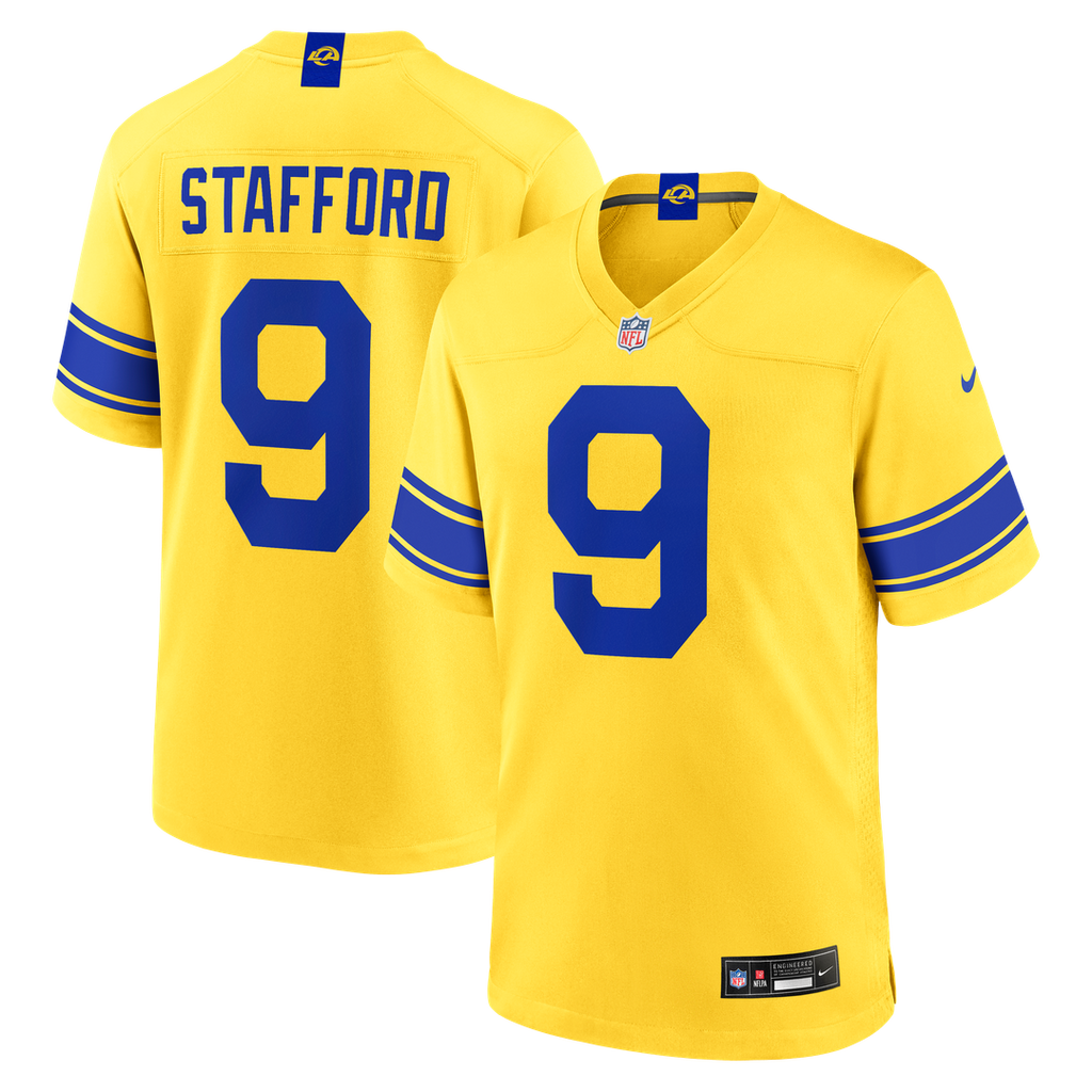 Matthew Stafford Los Angeles Rams Classic Sol Game Jersey