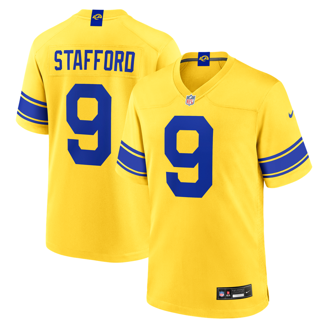 Matthew Stafford Los Angeles Rams Classic Sol Game Jersey