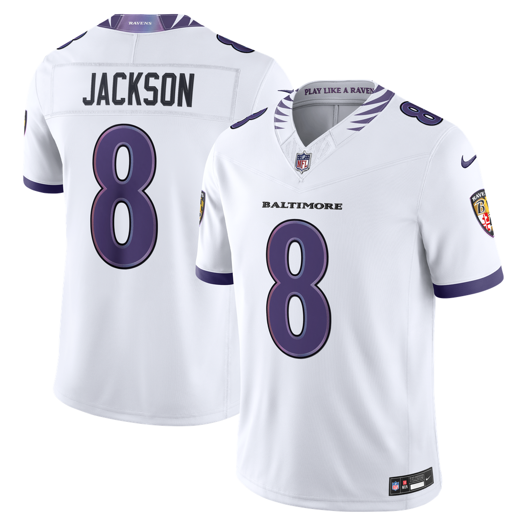 Lamar Jackson Baltimore Ravens Team Vapor F.U.S.E. Stitched Limited Jersey - Purple