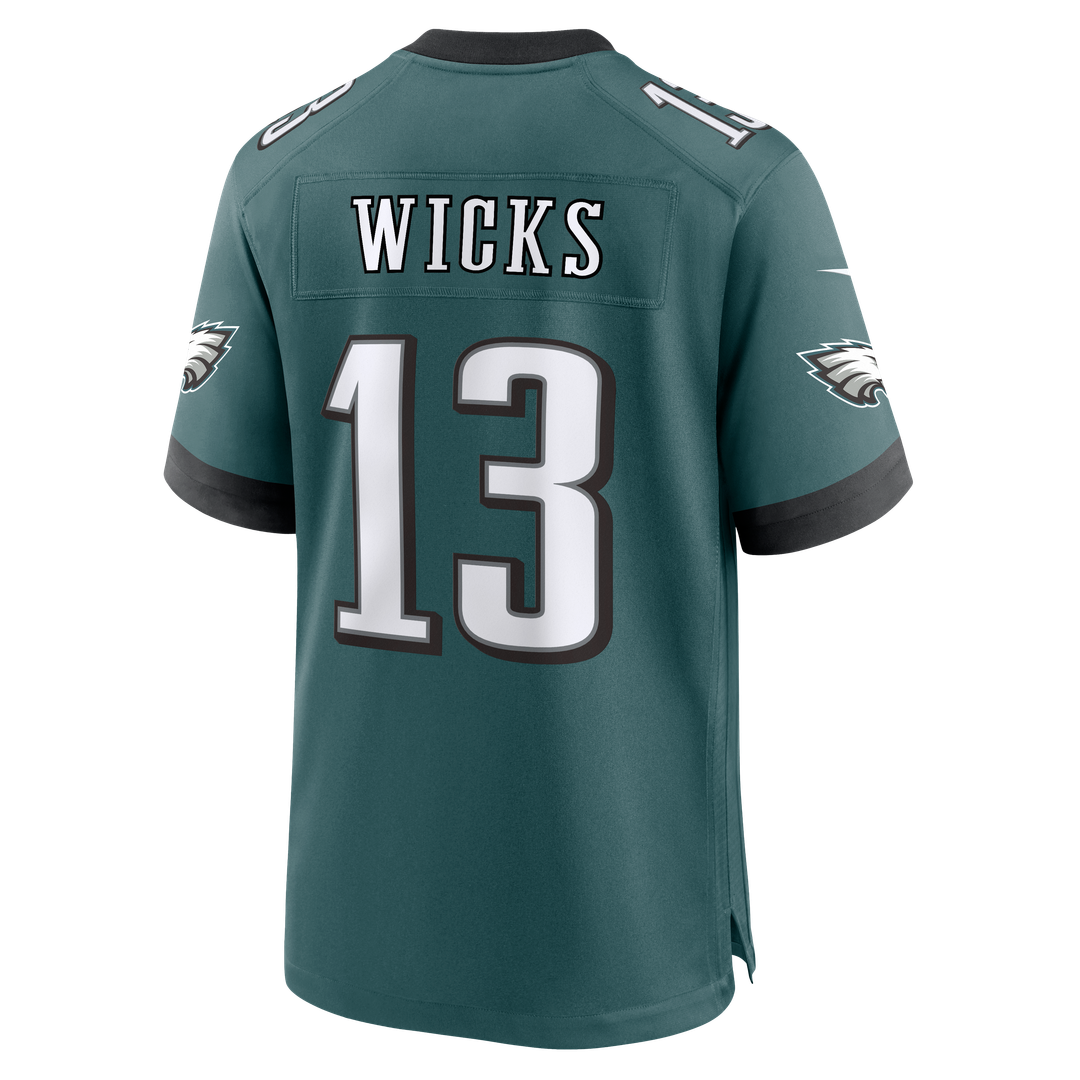 Dontayvion Wicks Philadelphia Eagles Team Game Jersey - Midnight Green
