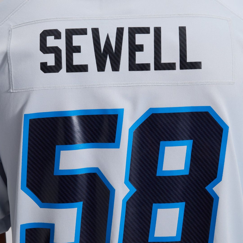 Penei Sewell Detroit Lions 2026 Rivalries Collection Game Jersey - Silver