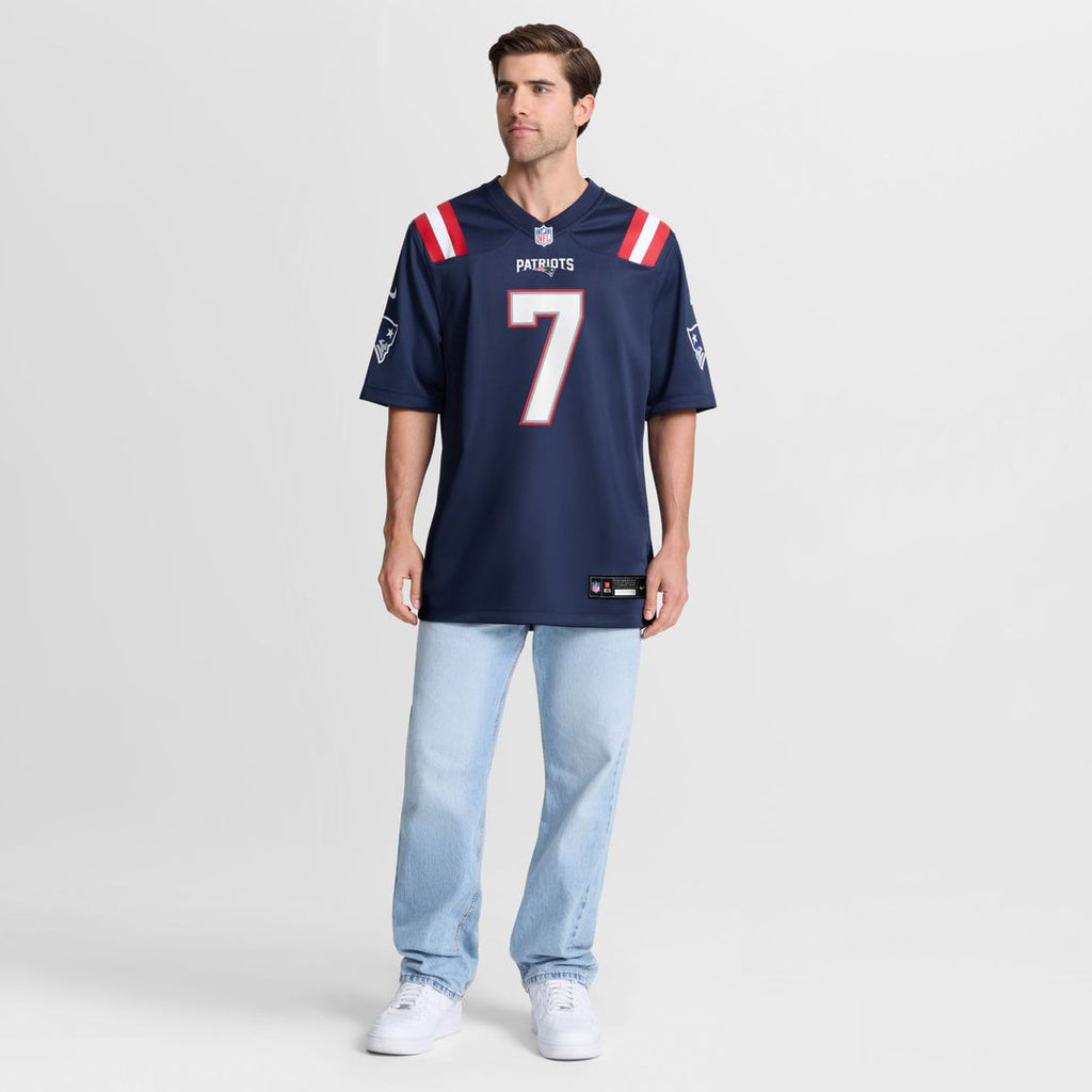 Carlton Davis New England Patriots Team Game Jersey - Navy