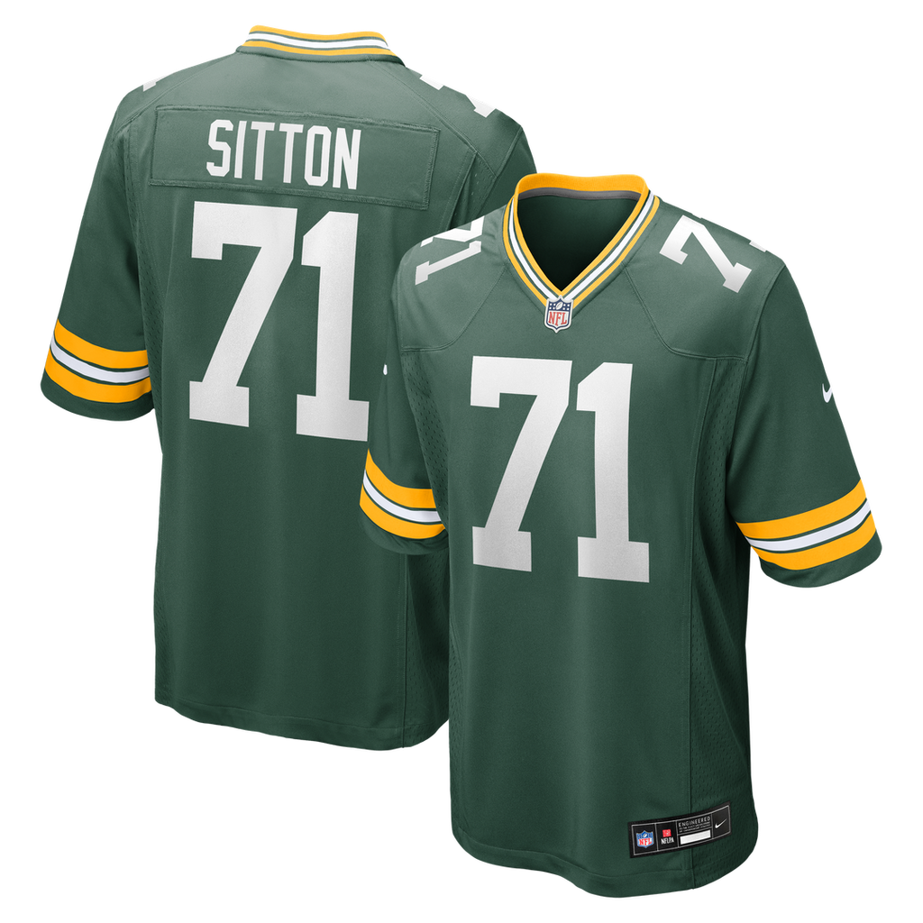 Josh Sitton Green Bay Packers Retired Game Jersey - Green