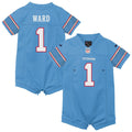 Cameron Ward Tennessee Titans Newborn Romper Game Jersey - Blue