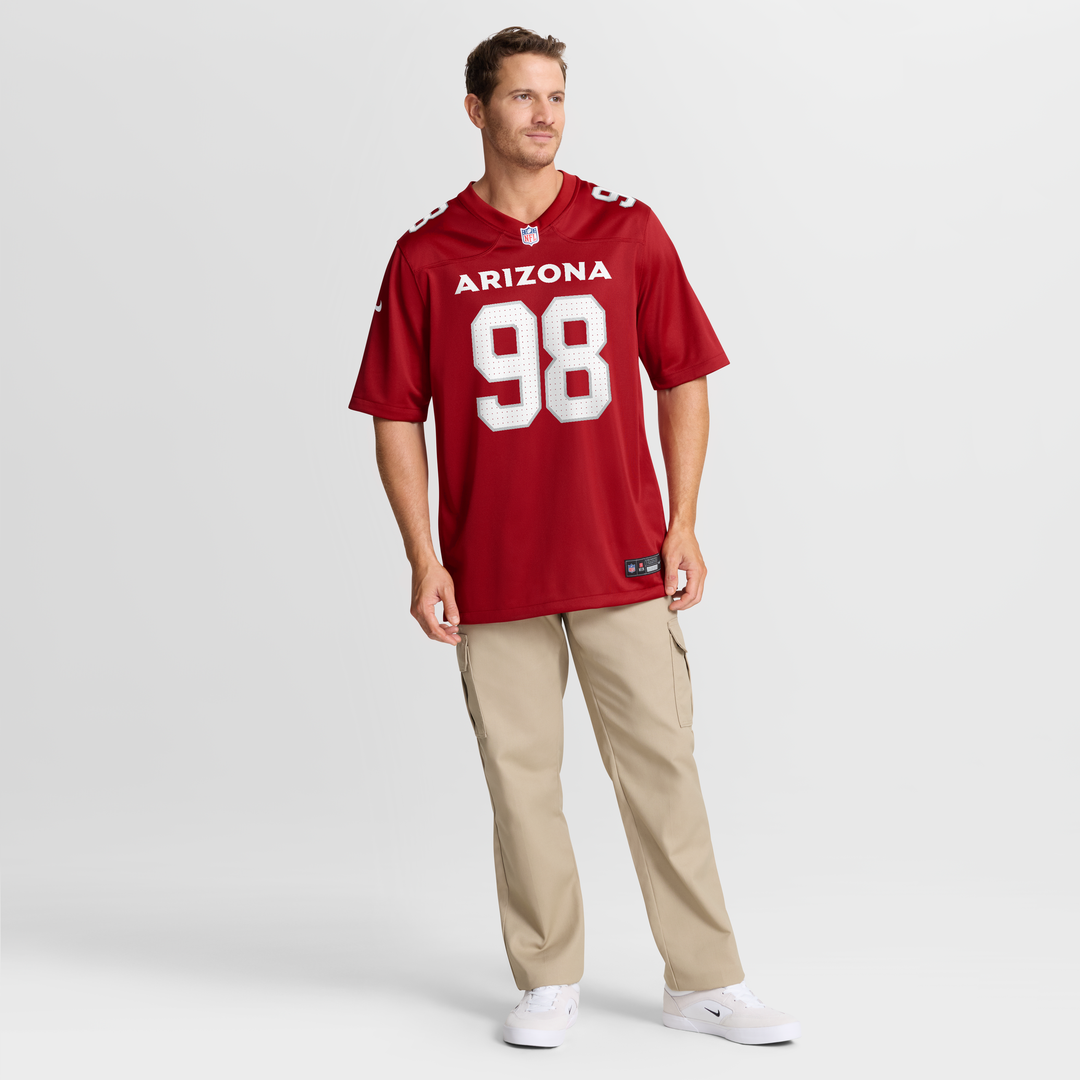 Jared Harrison - Hunte Arizona Cardinals Team Game Jersey - Cardinal