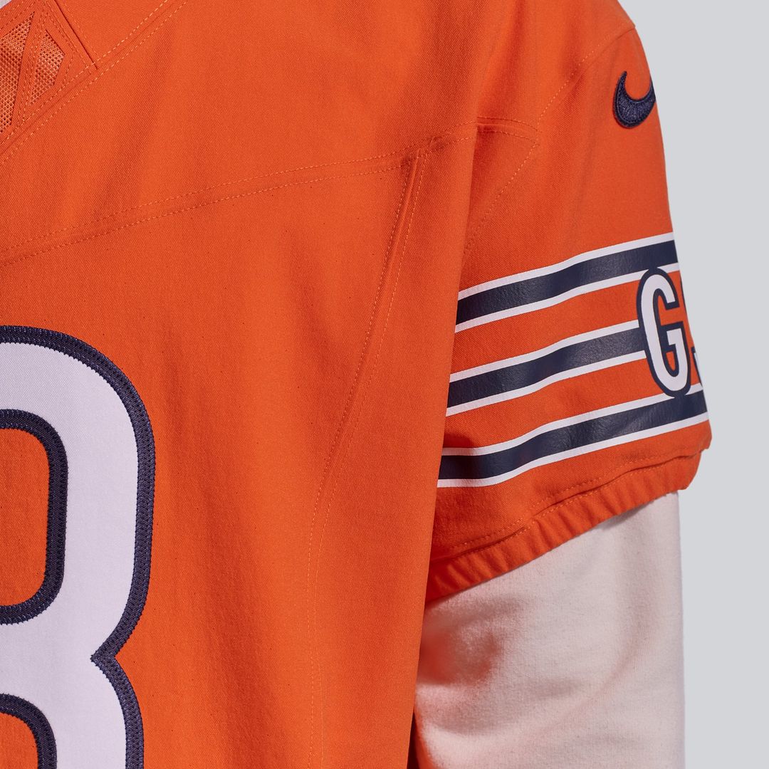 Caleb Williams Chicago Bears Alternate Vapor F.U.S.E. Elite Jersey - Orange