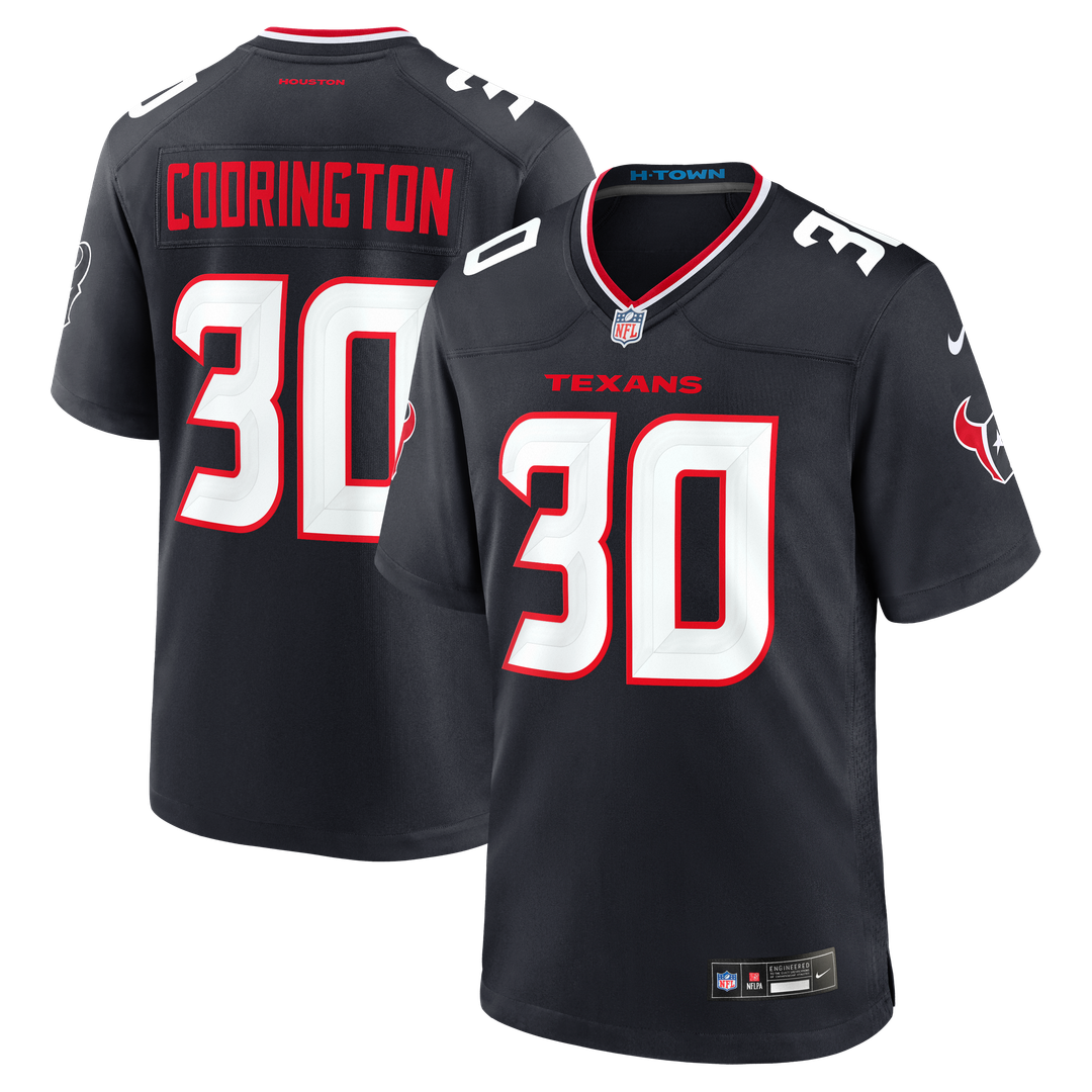 Brandon Codrington Houston Texans Team Game Jersey - Navy