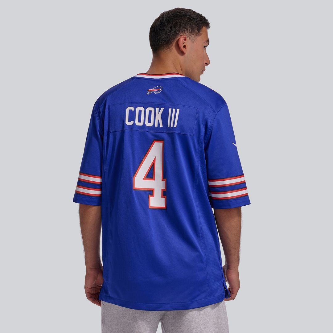 James Cook III Buffalo Bills Nickel City Game Jersey - Gray