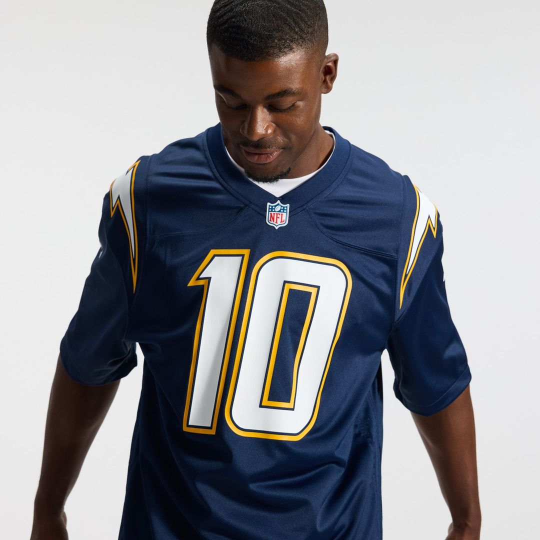 Justin Herbert Los Angeles Chargers Player Game Jersey - Powder Blue