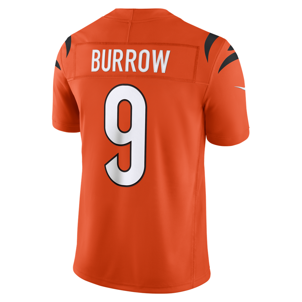 Joe Burrow Cincinnati Bengals Alternate Vapor F.U.S.E. Stitched Limited Jersey - Orange