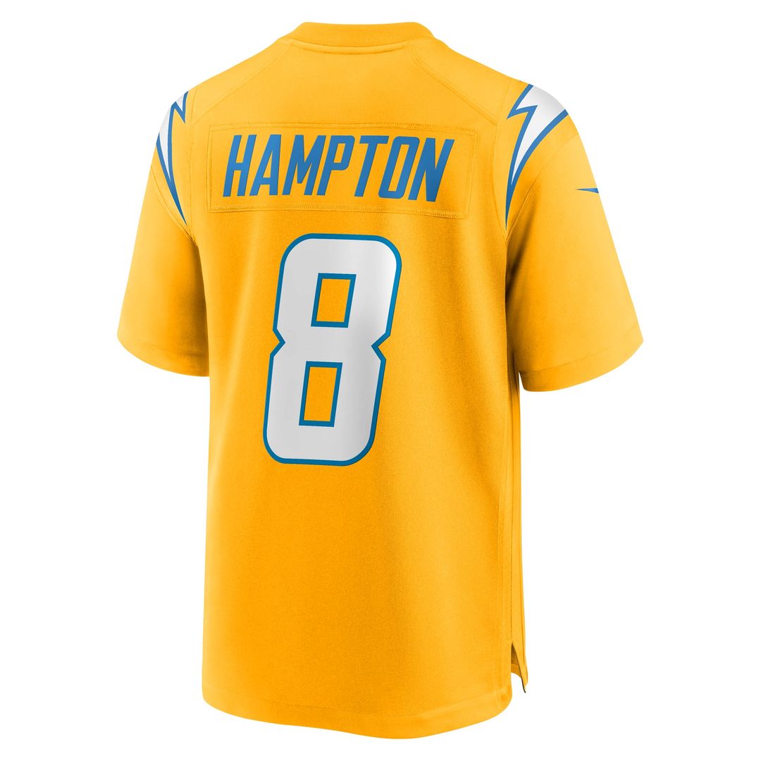 Omarion Hampton Los Angeles Chargers Alternate Charger Power Game Player Jersey - Gold