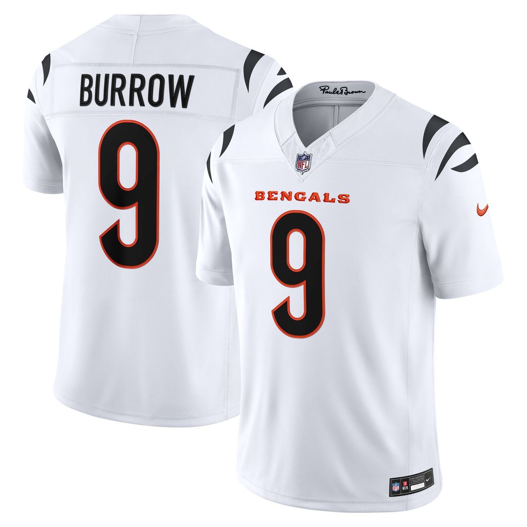 Joe Burrow Cincinnati Bengals Alternate Vapor F.U.S.E. Stitched Limited Jersey - Orange