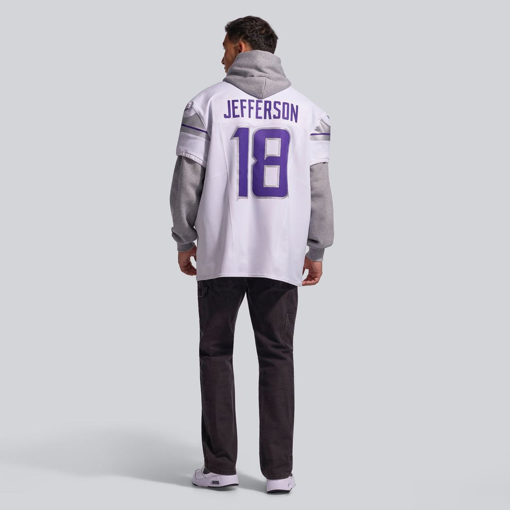 Justin Jefferson Minnesota Vikings Alternate Vapor F.U.S.E. Elite Player Jersey - White