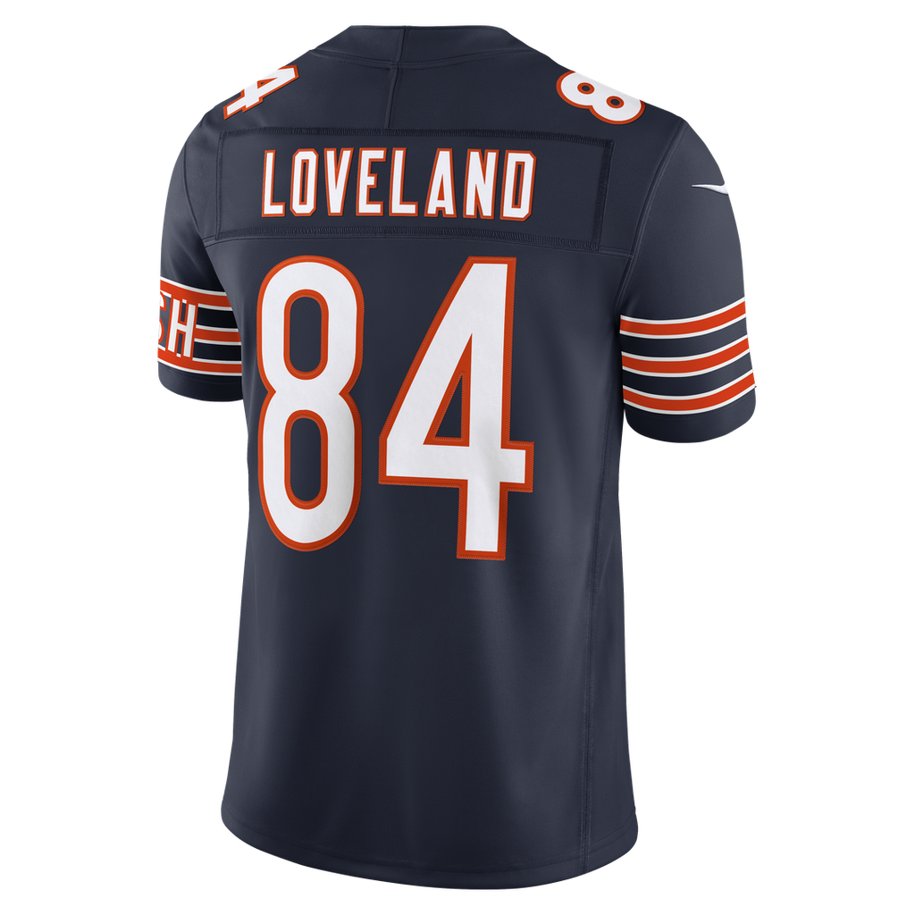 Colston Loveland Chicago Bears Team Vapor F.U.S.E. Stitched Limited Jersey - Navy