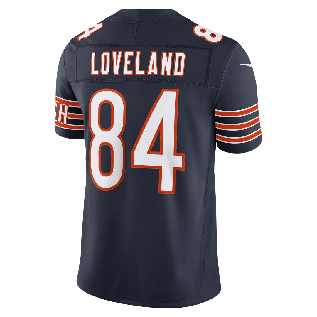 Colston Loveland Chicago Bears Team Vapor F.U.S.E. Stitched Limited Jersey - Navy
