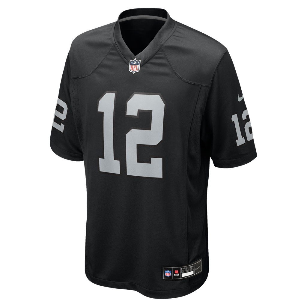 Ken Stabler Las Vegas Raiders Game Retired Player Jersey - Black