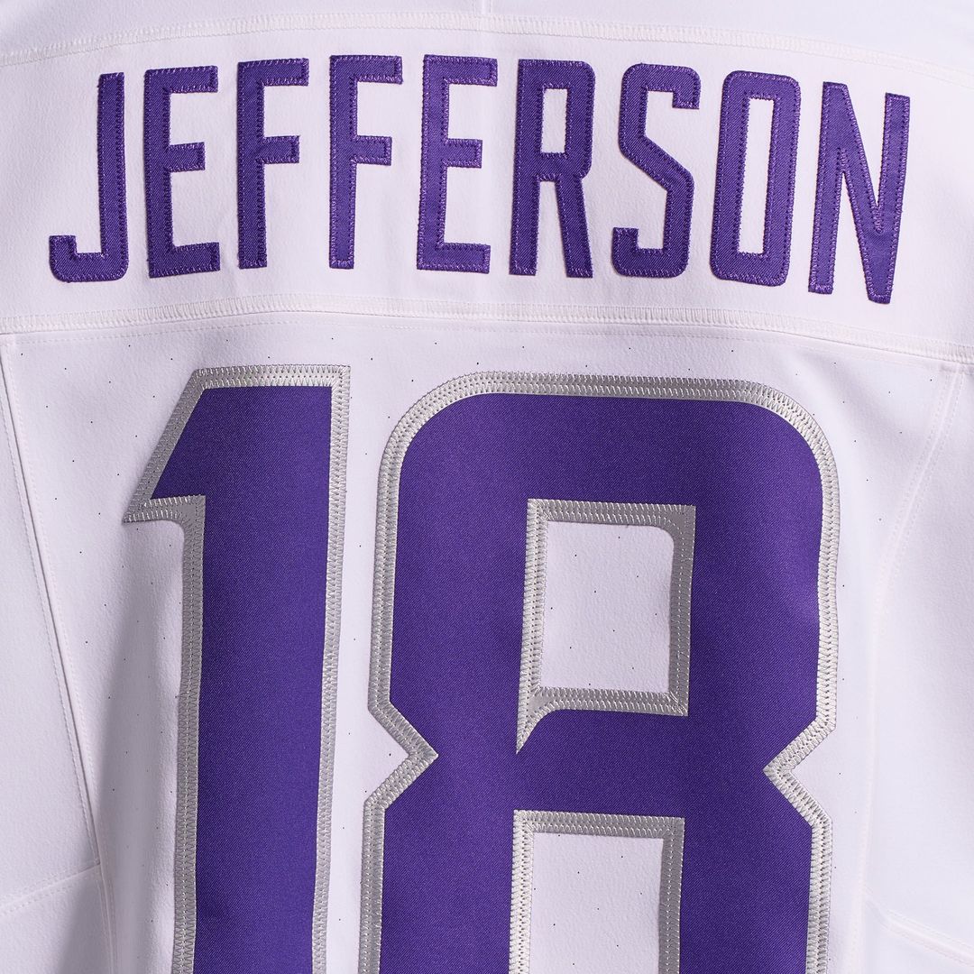 Justin Jefferson Minnesota Vikings Alternate Vapor F.U.S.E. Elite Player Jersey - White