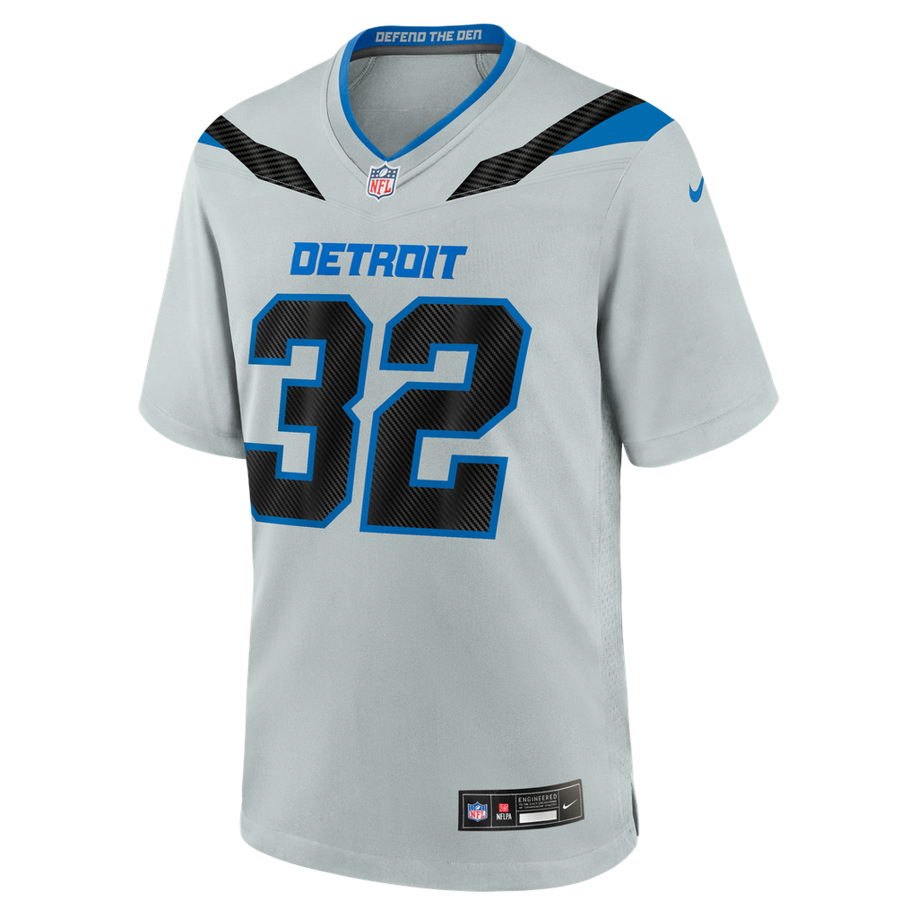 Brian Branch Detroit Lions 2026 Rivalries Collection Game Jersey - Silver
