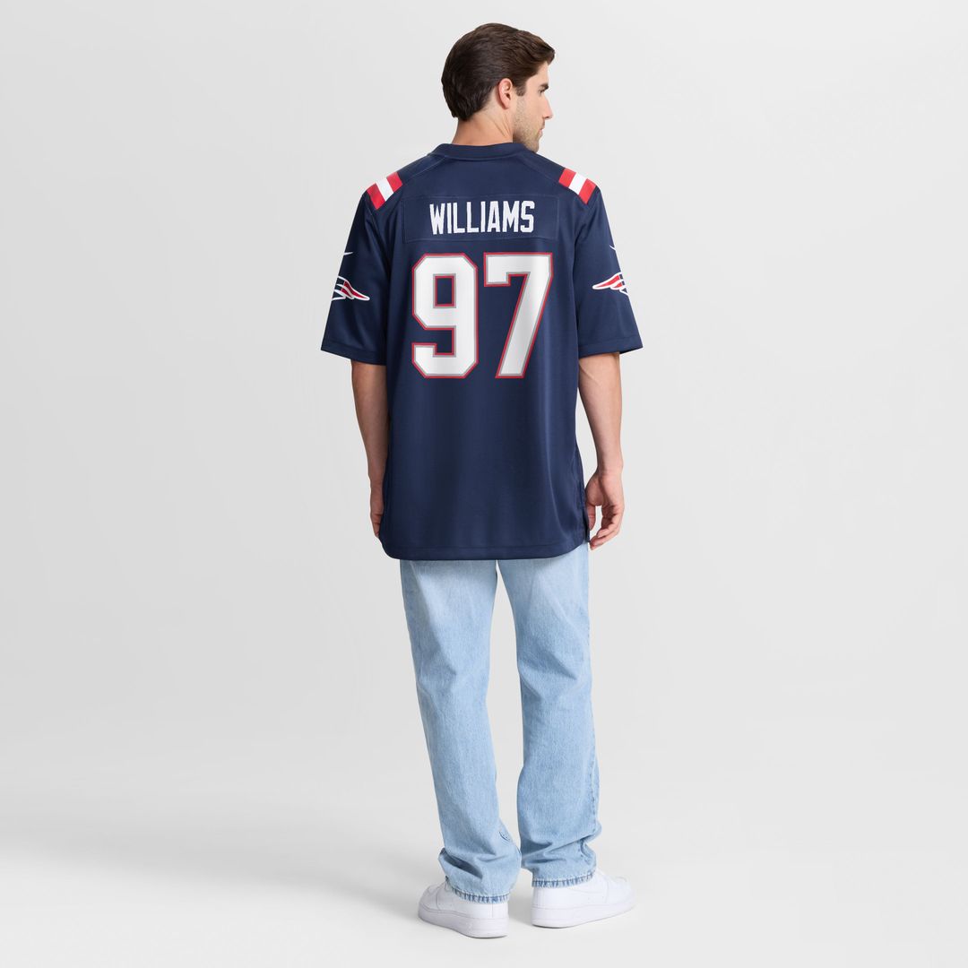 Milton Williams New England Patriots Team Game Jersey - Navy