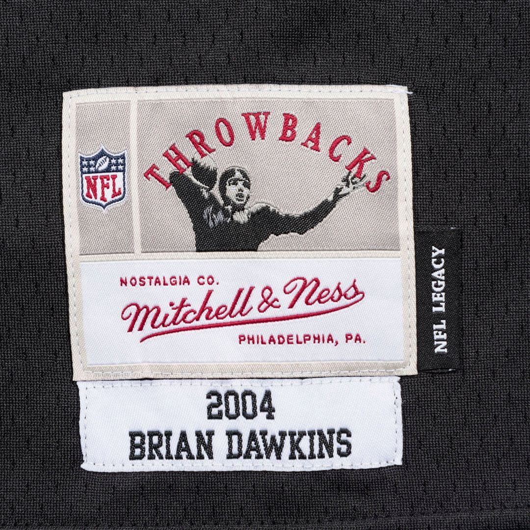Brian Dawkins Philadelphia Eagles Legacy Replica Jersey - Black