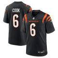 Bryan Cook Cincinnati Bengals Team Game Jersey - Black