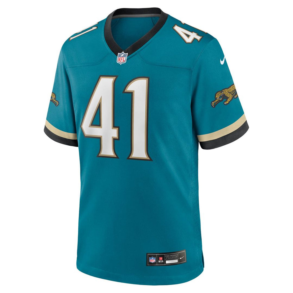 Josh Hines - Allen Jacksonville Jaguars Prowler Throwback Player Game Jersey - Teal