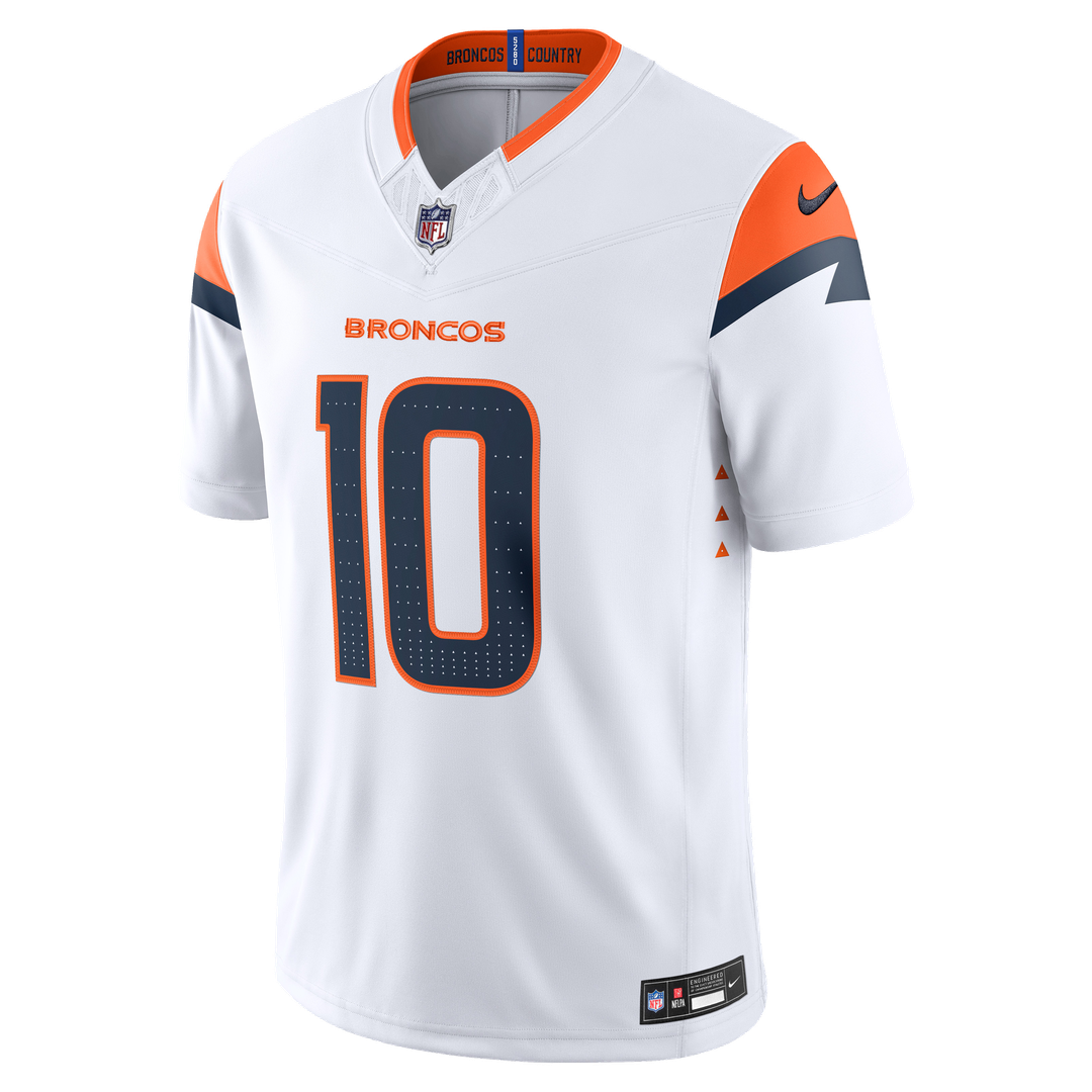 Bo Nix Denver Broncos Alternate Vapor F.U.S.E. Stitched Limited Jersey - Navy