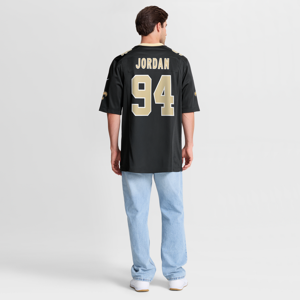 Cameron Jordan New Orleans Saints Game Jersey - Black
