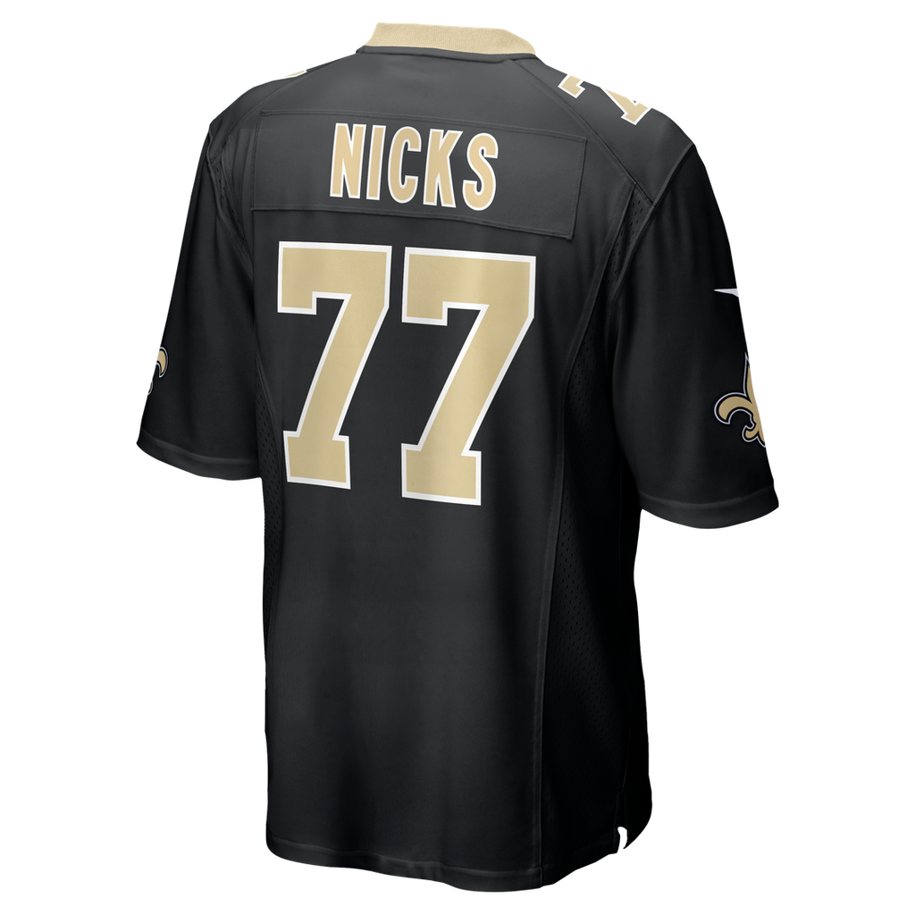 Carl Nicks New Orleans Saints Game Retired Player Jersey - Black