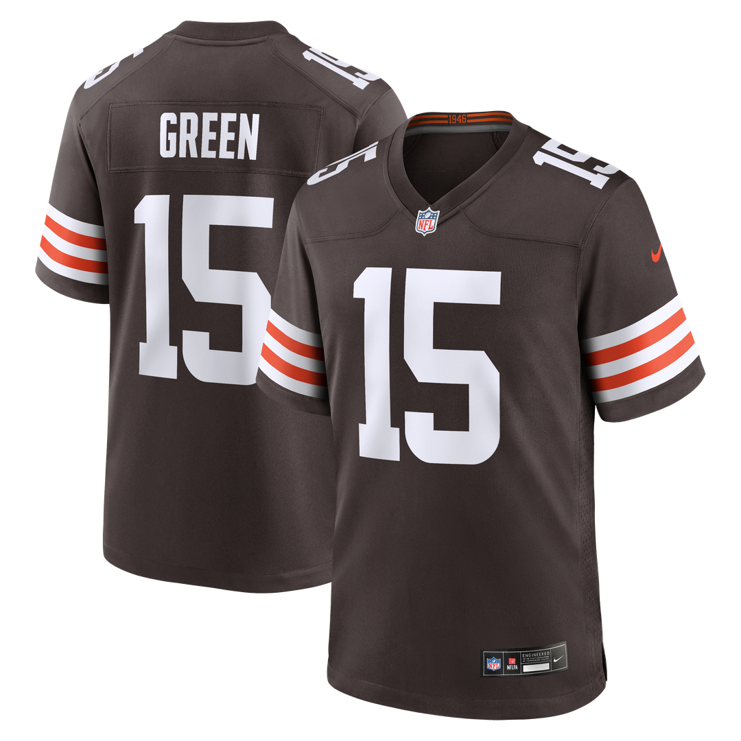 Taylen Green Cleveland Browns Game Jersey - Brown