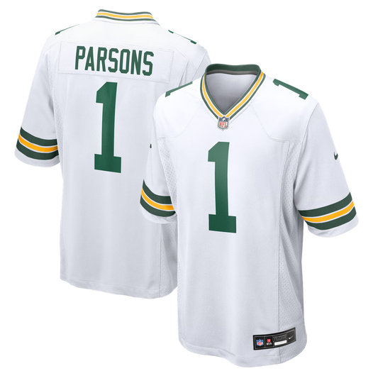 Micah Parsons Green Bay Packers Game Player Jersey - White