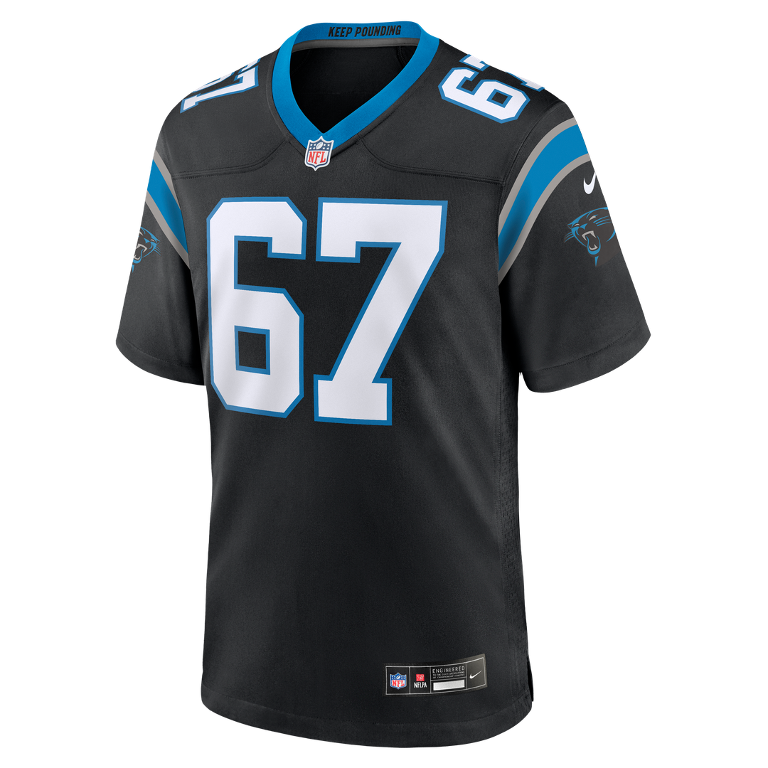 Corey Bullock Carolina Panthers Team Game Jersey - Black