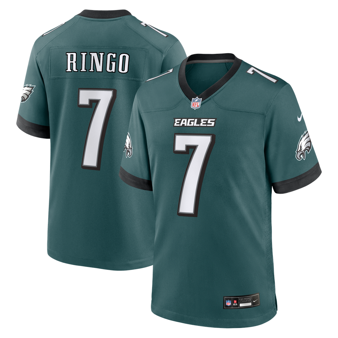 Kelee Ringo Philadelphia Eagles Team Game Jersey - Midnight Green
