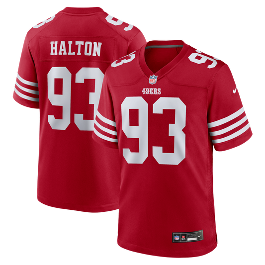 Gracen Halton San Francisco 49ers Team Game Jersey - Scarlet
