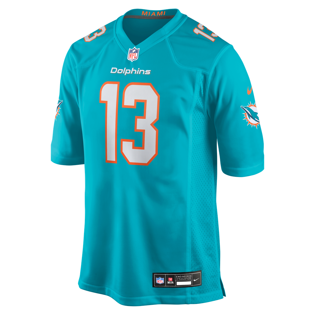 Dan Marino Miami Dolphins Game Retired Player Jersey - Aqua