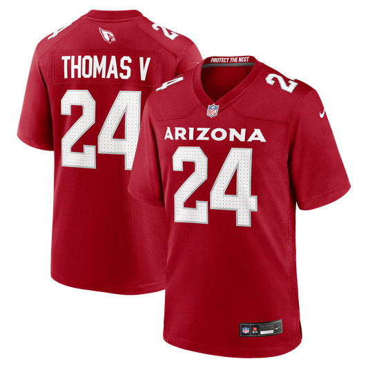 Starling Thomas V Arizona Cardinals Team Game Jersey - Cardinal