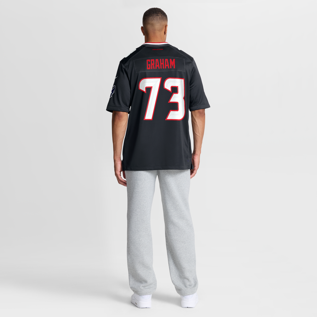 Derrick Graham Houston Texans Team Game Jersey - Navy