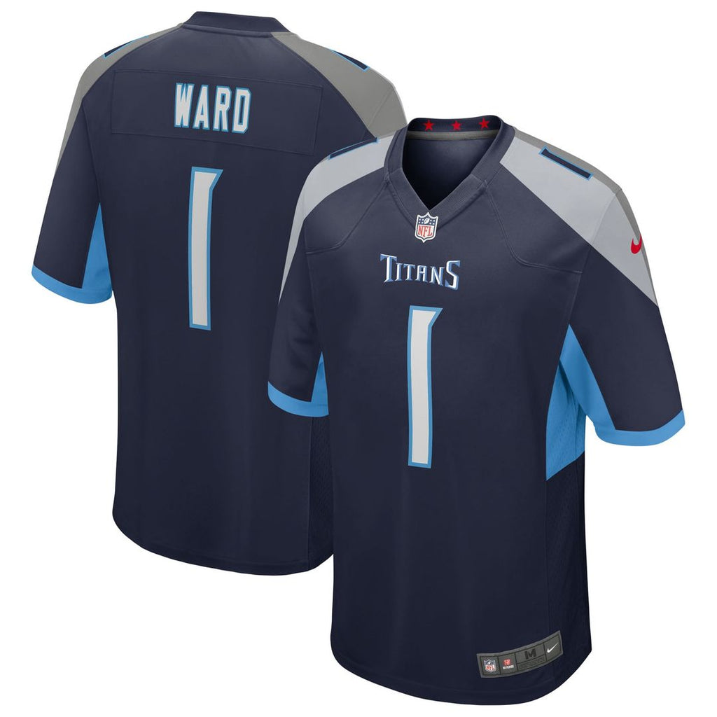 Cameron Ward Tennessee Titans Alternate Game Jersey - Navy