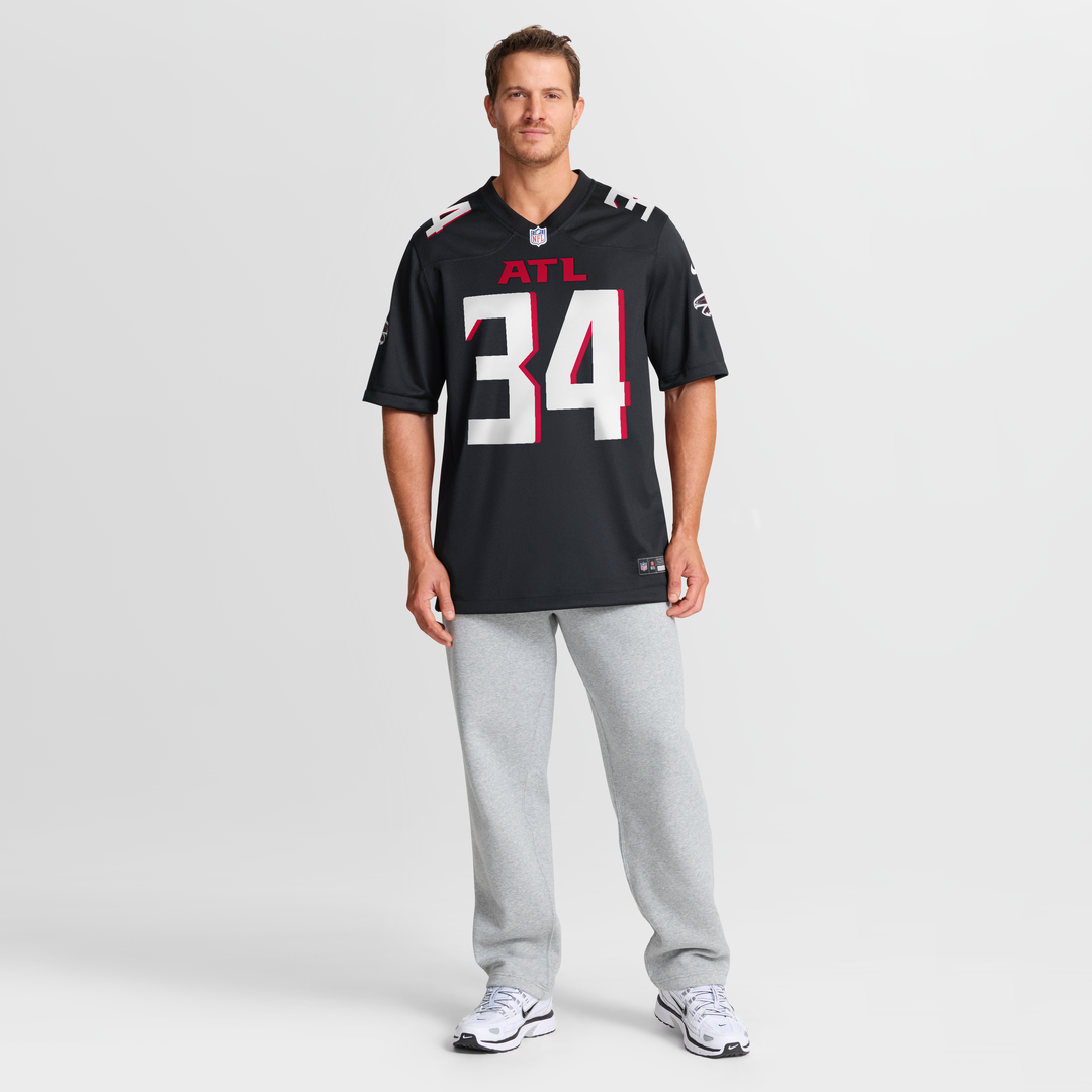 Ray Buchanan Atlanta Falcons Game Retired Player Jersey - Black