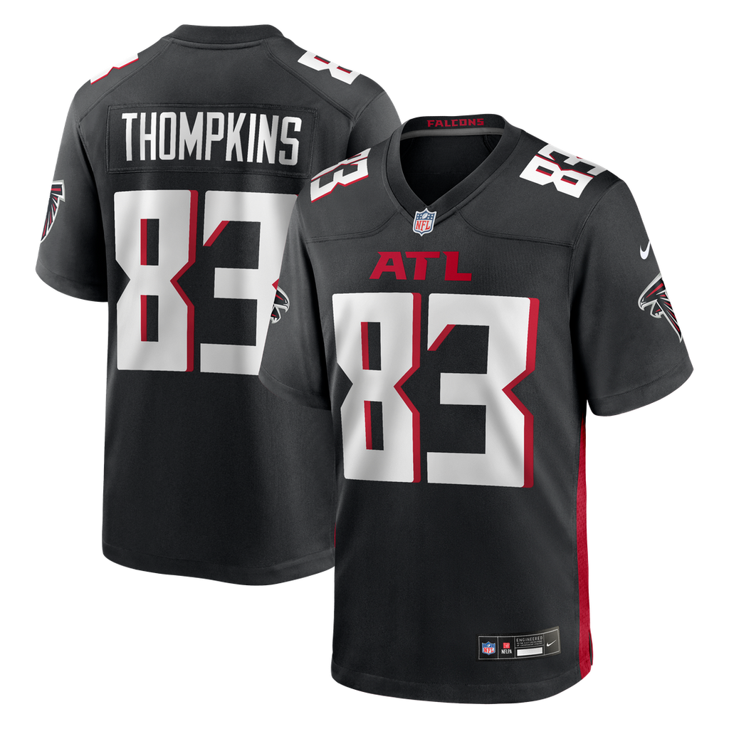 Deven Thompkins Atlanta Falcons Team Game Jersey - Black