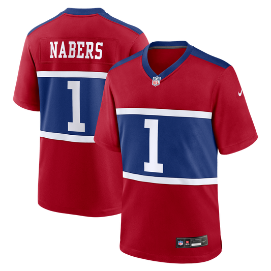 Malik Nabers New York Giants Alternate Game Jersey - Century Red