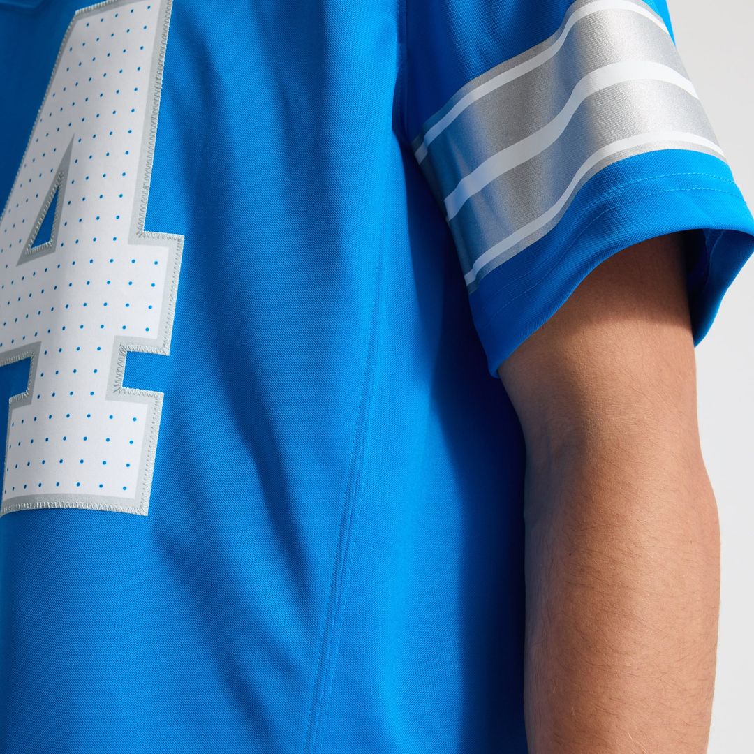 Amon - Ra St. Brown Detroit Lions Team Vapor F.U.S.E. Stitched Limited Jersey - Blue