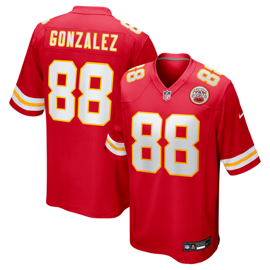 Tony Gonzalez Kansas City Chiefs Game Retired Player Jersey - Red