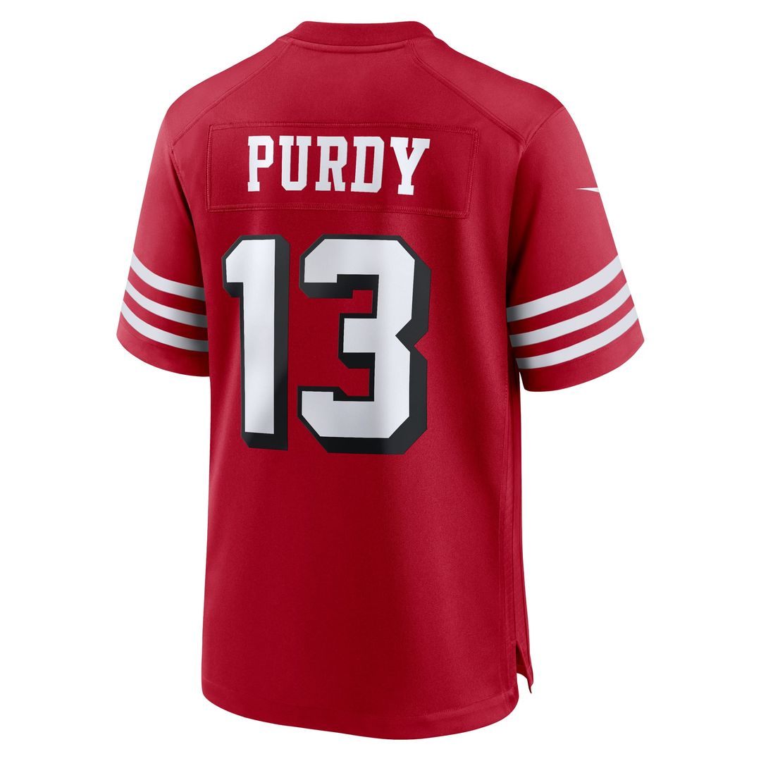 Brock Purdy San Francisco 49ers Alternate Game Player Jersey - Scarlet
