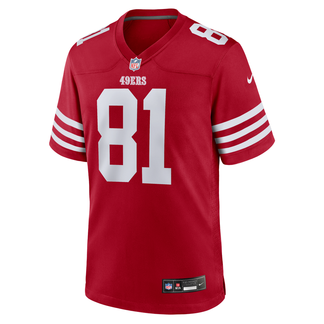 Wesley Grimes San Francisco 49ers Team Game Jersey - Scarlet