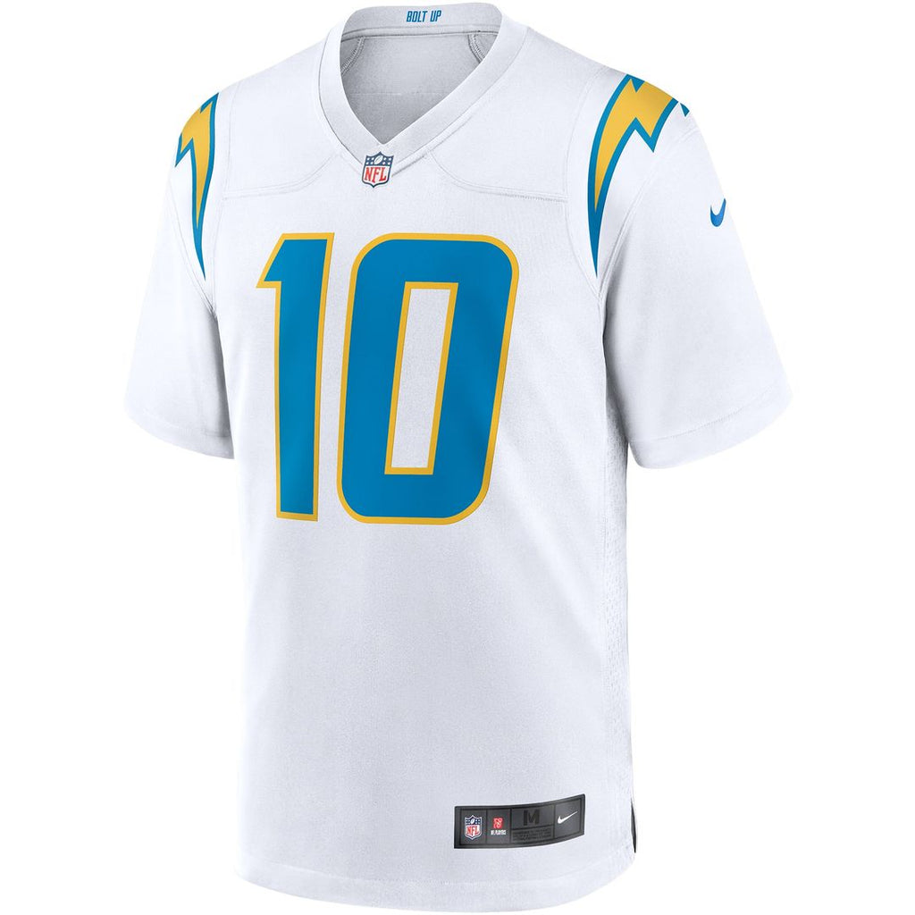 Justin Herbert Los Angeles Chargers Game Jersey - White