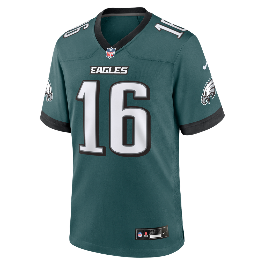 Tanner McKee Philadelphia Eagles Team Game Jersey - Midnight Green
