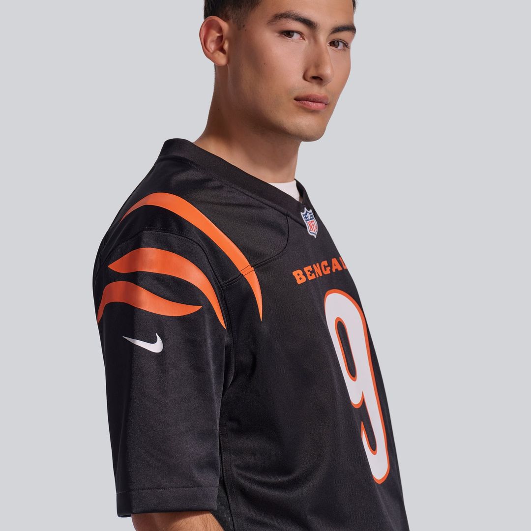 Joe Burrow Cincinnati Bengals Player Game Jersey - Black