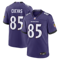 Josh Cuevas Baltimore Ravens Team Game Jersey - Purple