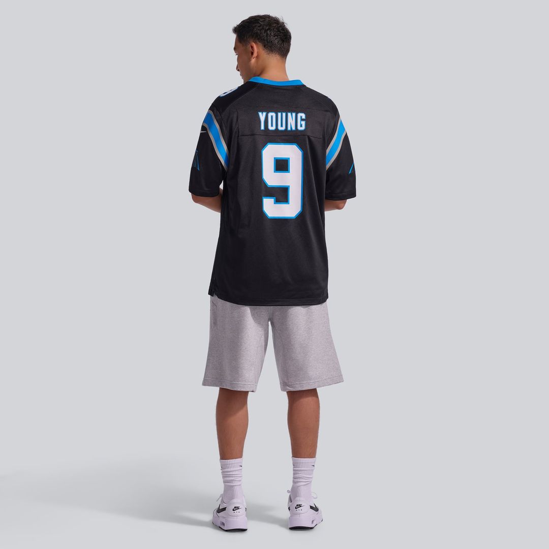 Bryce Young Carolina Panthers Team Game Jersey - Black